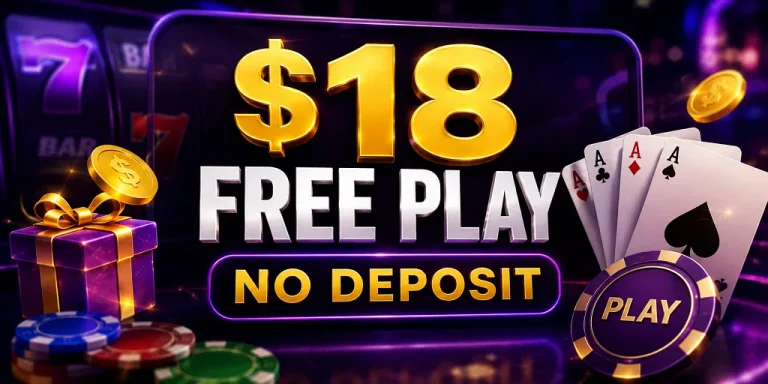 $18 Free Play No Deposit