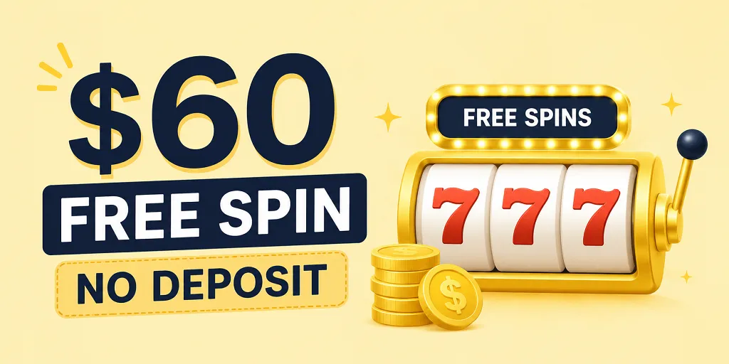 $60 free spin no deposit