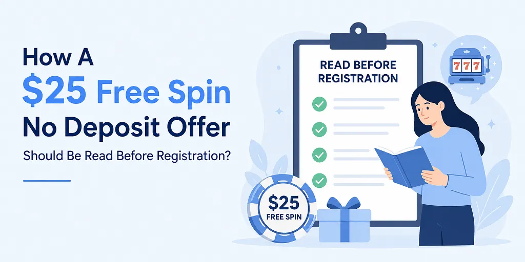 How A $25 Free Spin No Deposit Offer Should Be Read Before Registration