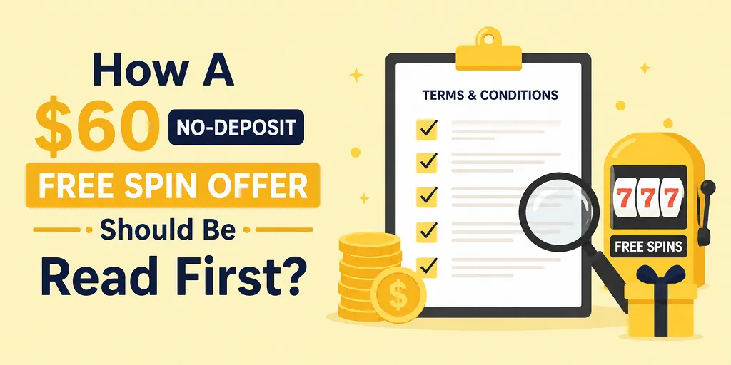 How A $60 No-Deposit Free Spin Offer Should Be Read First