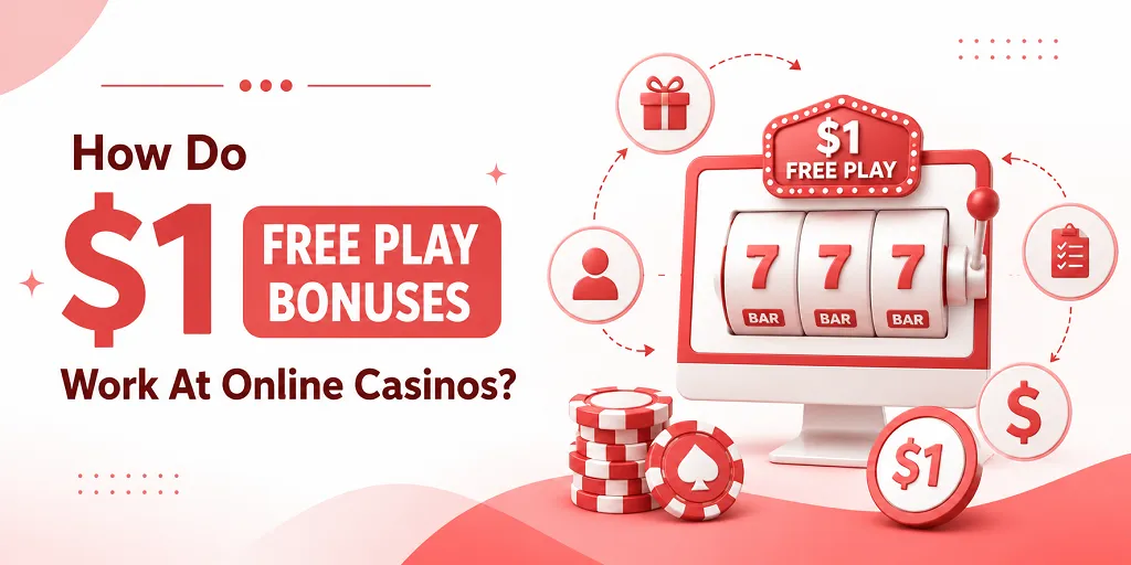 How Do $1 Free Play Bonuses Work At Online Casinos