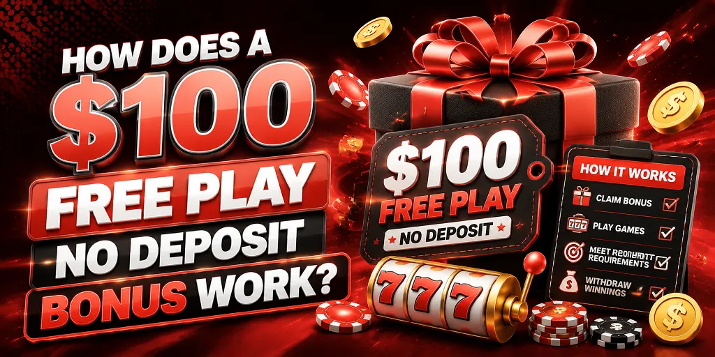 How Does A $100 Free Play No Deposit Bonus Work