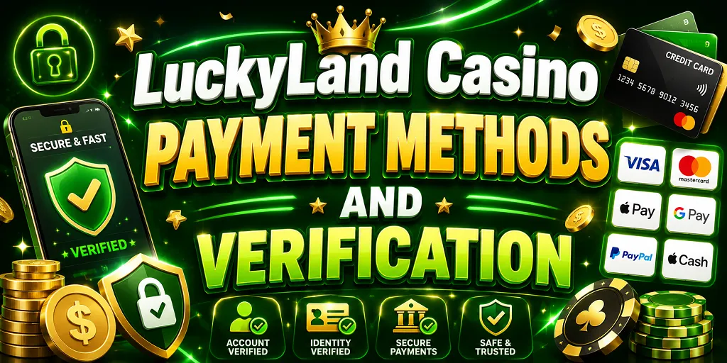 LuckyLand Casino Payment Methods And Verification