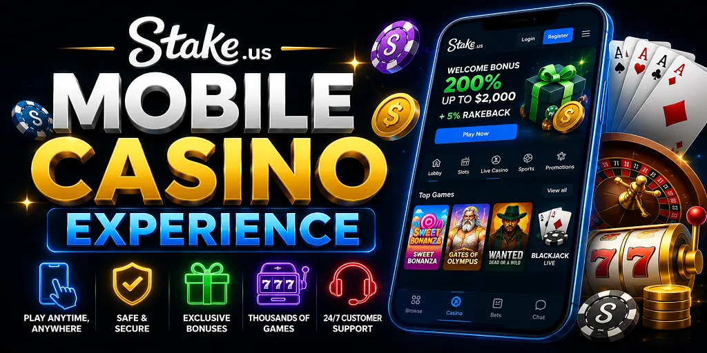Stake.us Mobile Casino Experience