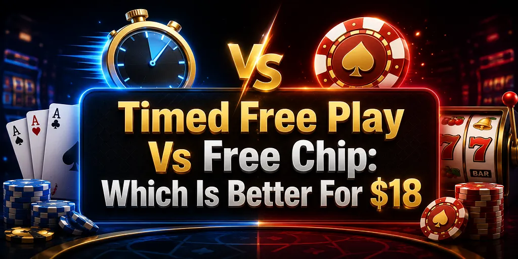 Timed Free Play Vs Free Chip Which Is Better For $18