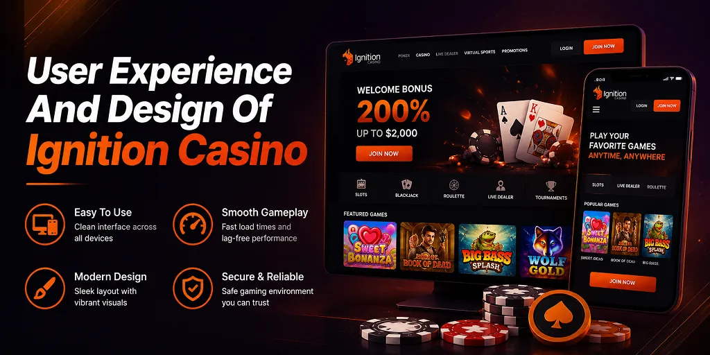 User Experience And Design Of Ignition Casino