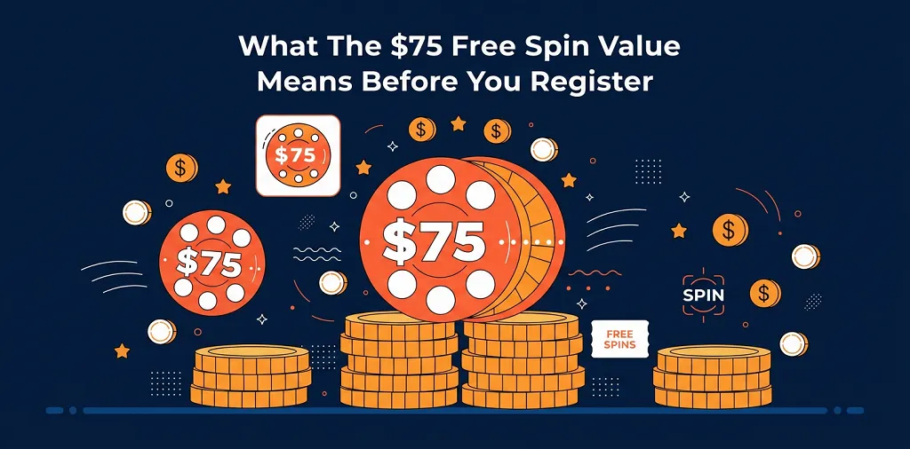 What The $75 Free Spin Value Means Before You Register