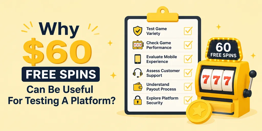 Why $60 Free Spins Can Be Useful For Testing A Platform