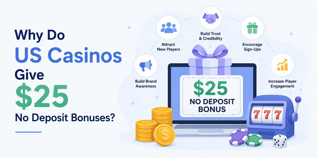 Why Do US Casinos Give $25 No Deposit Bonuses