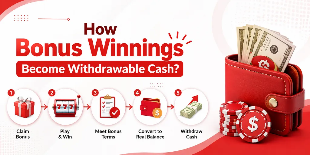 How Bonus Winnings Become Withdrawable Cash