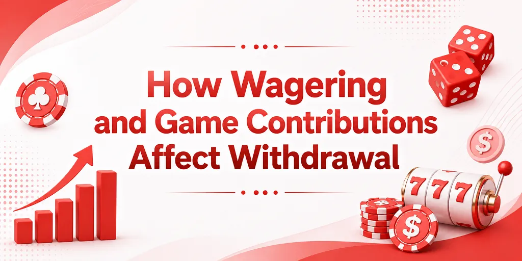 How Wagering and Game Contributions Affect Withdrawal