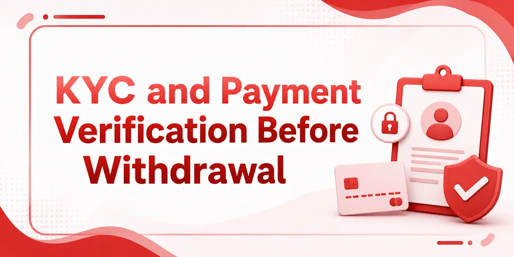 KYC And Payment Verification Before Withdrawal